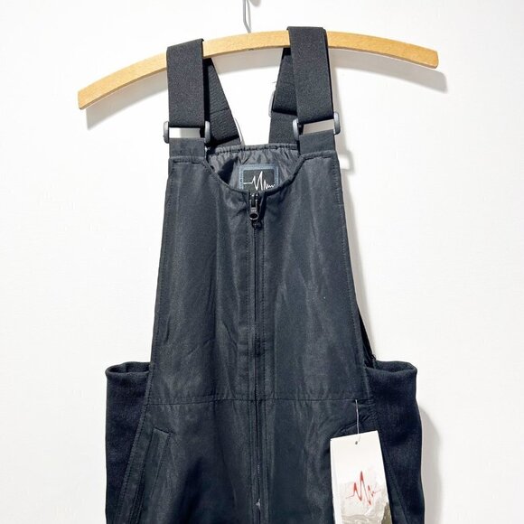 Pulse New Snow Pants Snow Bib Size 7/8 Black NWT Waterproof - Picture 4 of 11